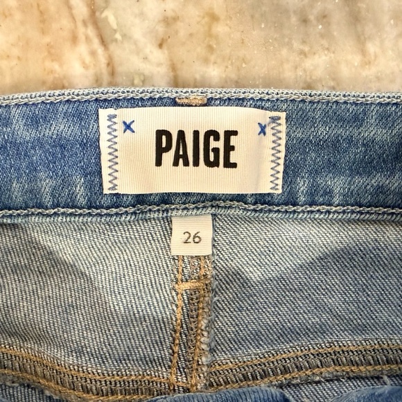 Women’s PAIGE Cindy Jean- Raw hem. Size 26 - Picture 5 of 7